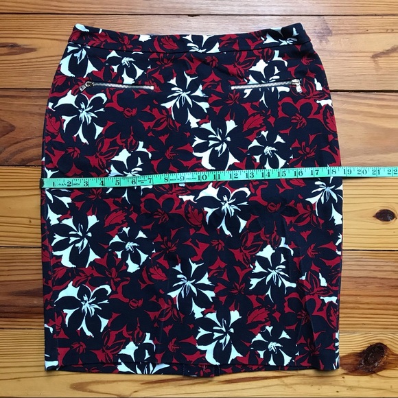 Talbots Red White Blue Pencil Skirt Bundle, EUC, 6P - Picture 9 of 16